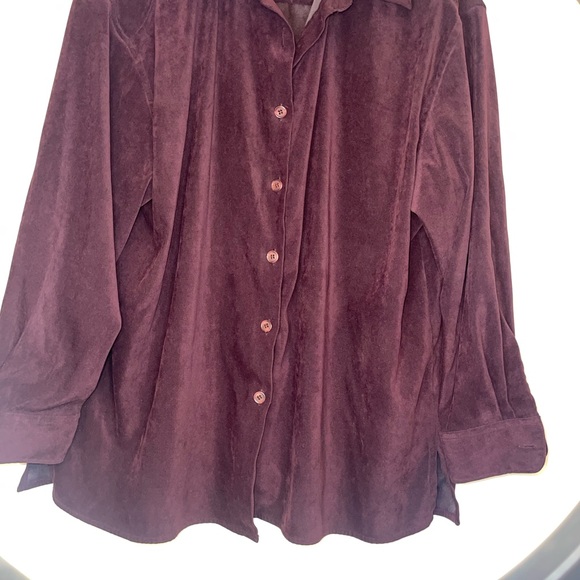 Purple Button Down Shirt - Picture 7 of 8